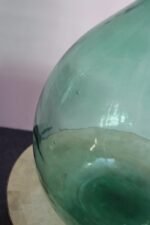 Large Vintage Italian Hand-Blown Green Demijohn / Carboy - Image 17