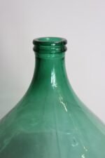 Large Vintage Italian Hand-Blown Green Demijohn / Carboy - Image 11
