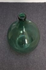 Large Vintage Italian Hand-Blown Green Demijohn / Carboy - Image 6