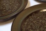 Set of Eight Vintage Franciscan "Madeira" Pottery Earthernware Dinner Plates - Image 7
