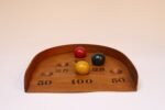 Folk Art Skee Ball Game With Original Three Balls - Image 6