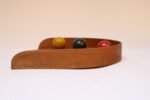 Folk Art Skee Ball Game With Original Three Balls - Image 3