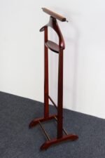 Fratelli Reguitti Stained Red Mahogany and Brass Valet in Style of Ico Parisi - Image 5
