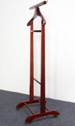 Fratelli Reguitti Stained Red Mahogany and Brass Valet in Style of Ico Parisi - Image 6