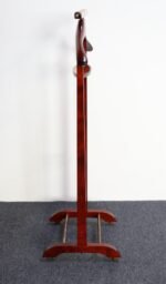 Fratelli Reguitti Stained Red Mahogany and Brass Valet in Style of Ico Parisi - Image 9