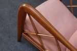 Vintage Italian Modernist Low Walnut Lounge Chair Attributed to Paolo Buffa - Image 10