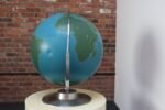 Large Vintage A.J. Nystrom Wall Mounted or Tabletop Activity / Military Globe - Image 18