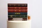 Vintage Trompe L'oeil Faux Stacked Books Chest / Decorative Box by Don Andres - Image 18
