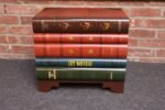Vintage Trompe L'oeil Faux Stacked Books Chest / Decorative Box by Don Andres - Image 5