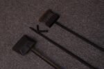 Mid-Century Modern Iron and Brass Fireplace Tool Set - Image 14