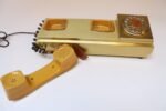 Vintage Italian Modernist Gold Aluminum Rotary Telephone by CR Telefonia - Image 13