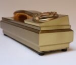Vintage Italian Modernist Gold Aluminum Rotary Telephone by CR Telefonia - Image 8