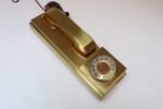 Vintage Italian Modernist Gold Aluminum Rotary Telephone by CR Telefonia - Image 7