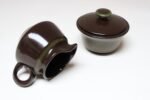 Vintage Franciscan "Madeira" Pottery Earthernware Creamer and Sugar Set - Image 3