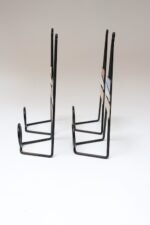 Set of Four Italian Modern Enamel and Steel "Fish" Mounted Coat Hooks by SIVA - Image 4