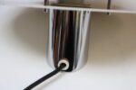 Vintage Italian Oblique Asymmetrical "Disk" Table Lamp in Chrome and Metal - Image 21