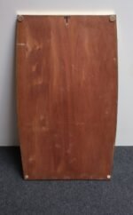 Vintage Italian Large Brass Rectangular Wall Mirror in the Manner of Gio Ponti - Image 16