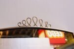 Brass Italian Modern Mirror with Coronet and Scroll Decoration after Gio Ponti - Image 6