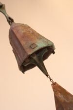 Large Mid-Century Verdigris Bronze Bell / Wind Chime Paolo Soleri for Arconsanti - Image 28