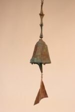 Large Mid-Century Verdigris Bronze Bell / Wind Chime Paolo Soleri for Arconsanti - Image 5