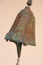 Large Mid-Century Verdigris Bronze Bell / Wind Chime Paolo Soleri for Arconsanti - Image 25