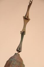 Large Mid-Century Verdigris Bronze Bell / Wind Chime Paolo Soleri for Arconsanti - Image 11
