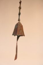 Large Mid-Century Verdigris Bronze Bell / Wind Chime Paolo Soleri for Arconsanti - Image 3