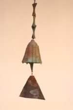 Large Mid-Century Verdigris Bronze Bell / Wind Chime Paolo Soleri for Arconsanti - Image 4