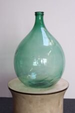 Large Vintage Italian Hand-Blown Green Demijohn / Carboy - Image 2