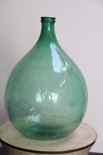Large Vintage Italian Hand-Blown Green Demijohn / Carboy - Image 3
