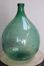 Large Vintage Italian Hand-Blown Green Demijohn / Carboy - Image 5