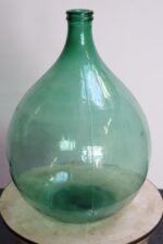 Large Vintage Italian Hand-Blown Green Demijohn / Carboy - Image 4