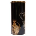 Italian Silkscreened Umbrella Stand with Greek Mythology Motif after Fornasetti