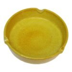 Italian Modernist Yellow Ceramic Ashtray by Raymor