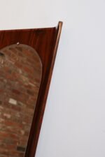 Vintage Italian Modern Rosewood Wall Mirror Designed by Donati for Stil Glass - Image 11