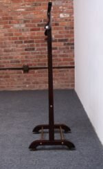 Vintage Fratelli Reguitti Dark Mahogany and Brass Valet in Style of Ico Parisi - Image 8