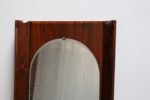 Vintage Italian Modern Rosewood Wall Mirror Designed by Donati for Stil Glass - Image 10