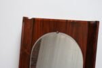 Vintage Italian Modern Rosewood Wall Mirror Designed by Donati for Stil Glass - Image 13