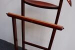 Vintage Brass and Stained Red Mahogany Valet by Fratelli Reguitti - Image 26