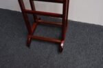 Vintage Brass and Stained Red Mahogany Valet by Fratelli Reguitti - Image 32