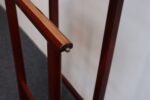 Vintage Brass and Stained Red Mahogany Valet by Fratelli Reguitti - Image 31
