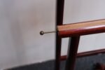 Vintage Brass and Stained Red Mahogany Valet by Fratelli Reguitti - Image 28