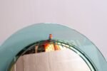 Pair of Vintage Italian Green Glass Teardrop Form Wall Mirrors by Cristal Arte - Image 20