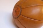 Collection of Five Vintage European Leather Medicine Balls - Image 14