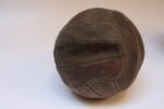 Collection of Five Vintage European Leather Medicine Balls - Image 4