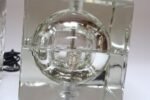 Pair of Glass Cubosfera Table Lamps by Alessandro Mendini for Fidenza Vetraria - Image 21
