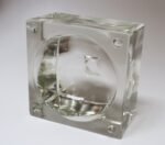 Pair of Glass Cubosfera Table Lamps by Alessandro Mendini for Fidenza Vetraria - Image 20