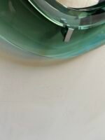 Pair of Vintage Italian Green Glass Teardrop Form Wall Mirrors by Cristal Arte - Image 21