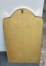 Vintage Italian Brass Arched Scalloped Wall Mirror after Gio Ponti - Image 8