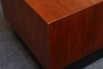 Pair of Midcentury Walnut Plinth Base Side Tables Attributed to Adrian Pearsall - Image 15